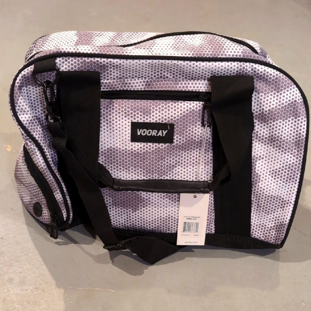 Vooray Black and White Duffle Bag NWT